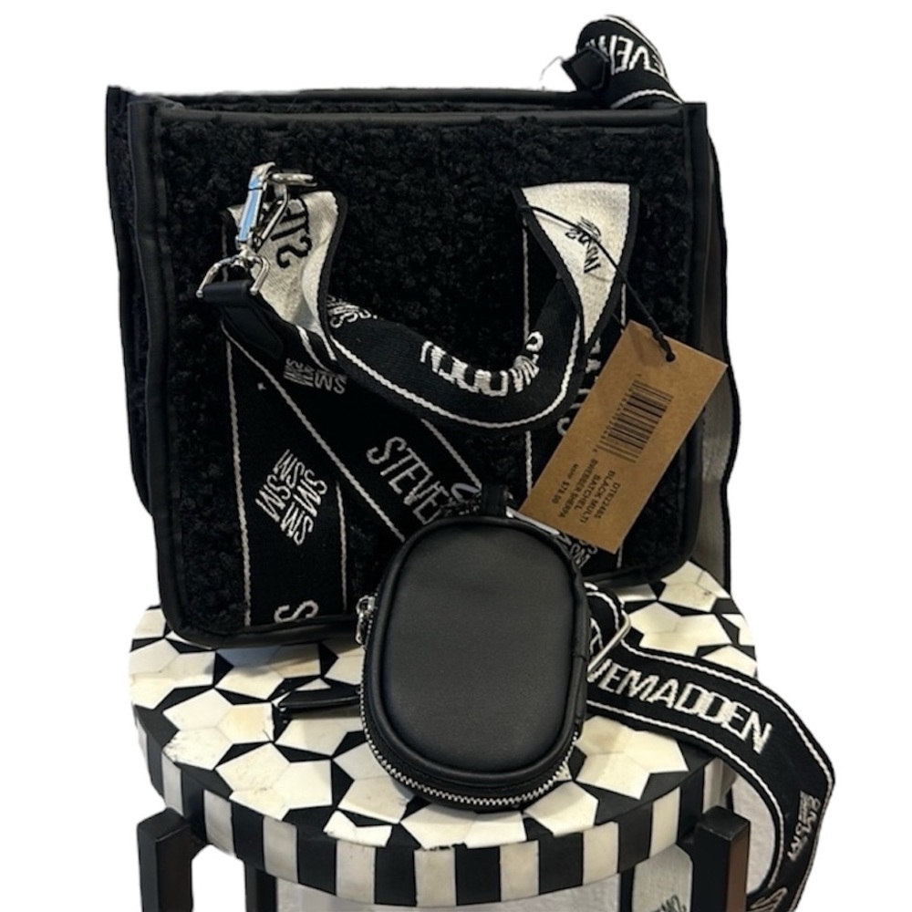 Sherpa Steve Madden Handbag Purse with Coin wallet